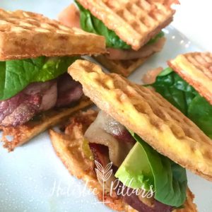 Super Easy Chaffle Toastie